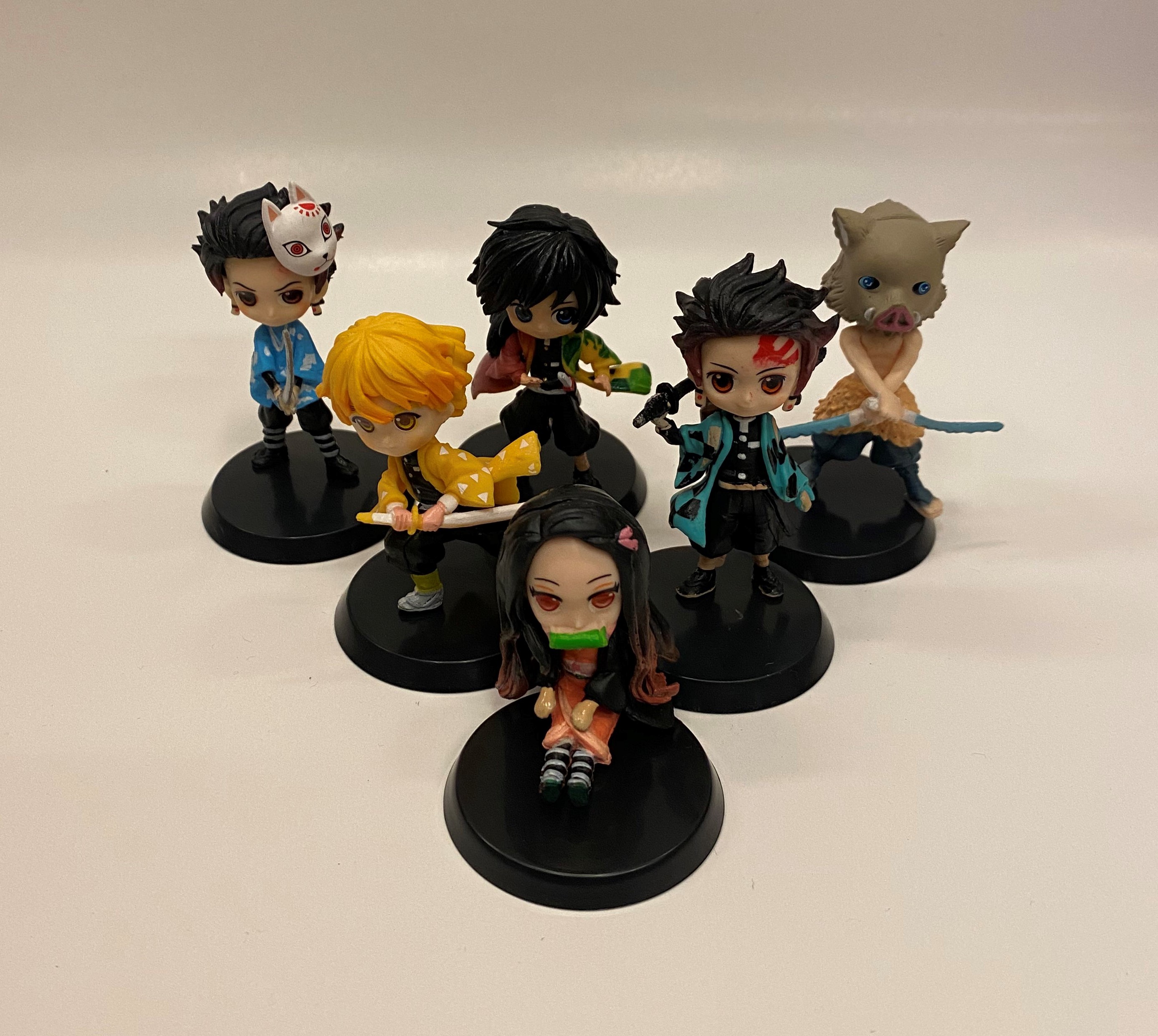 Small Demon Slayer Figure - Black Base Small Demon Slayer Figure - Black Base